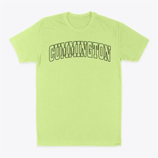 Cummington Massachusetts Trendy Block Classic Dad T-Shirt