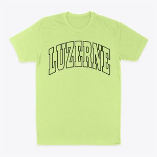 Luzerne Iowa Trendy Block Classic Dad T-Shirt