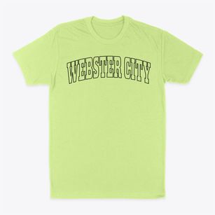 Webster City Iowa Trendy Block Classic Dad T-Shirt