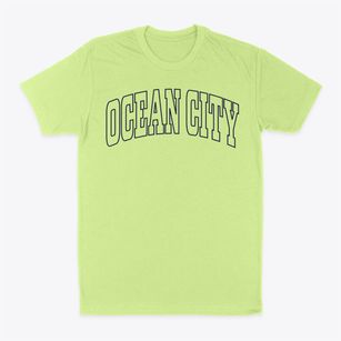 Ocean City Maryland Trendy Block Classic Dad T-Shirt