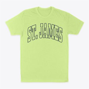 St. James North Carolina Trendy Block Classic Dad T-Shirt
