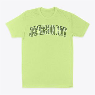 Jefferson City Missouri Trendy Block Classic Dad T-Shirt