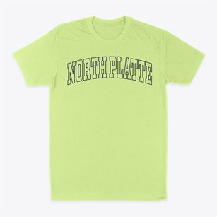North Platte Nebraska Trendy Block Classic Dad T-Shirt