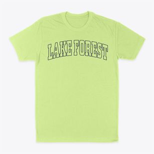 Lake Forest Illinois Trendy Block Classic Dad T-Shirt