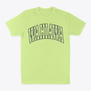 Wahiawa Hawaii Trendy Block Classic Dad T-Shirt