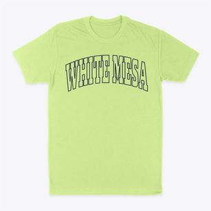 White Mesa Utah Trendy Block Classic Dad T-Shirt