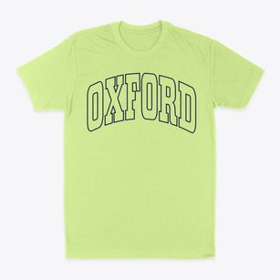 Oxford Massachusetts Trendy Block Classic Dad T-Shirt
