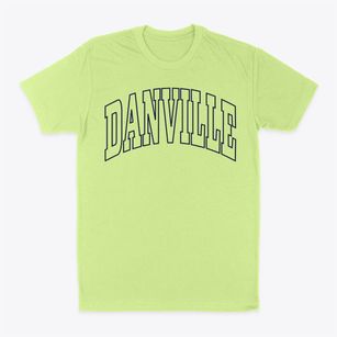 Danville Missouri Trendy Block Classic Dad T-Shirt