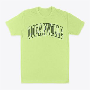 Loganville Georgia Trendy Block Classic Dad T-Shirt