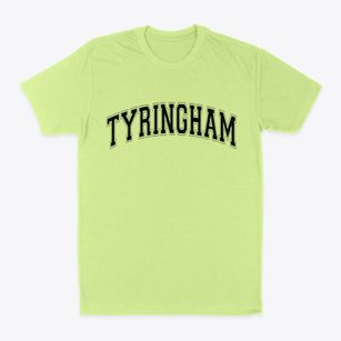 Tyringham Massachusetts Varsity Classic Dad T-Shirt