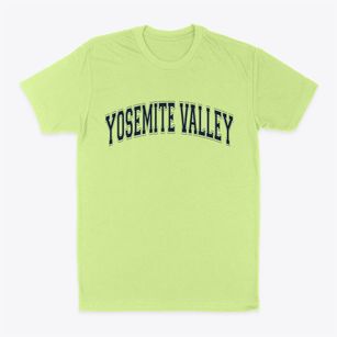 Yosemite Valley California Varsity Classic Dad T-Shirt