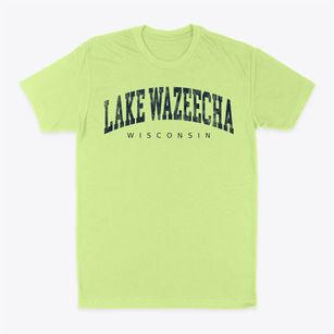 Lake Wazeecha Wisconsin Urban Vibe Classic Dad T-Shirt