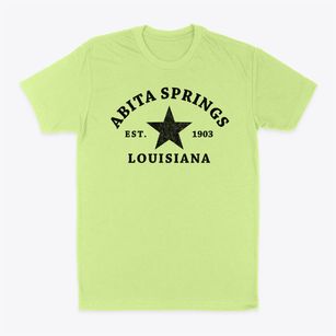 Abita Springs Louisiana Star Classic Dad T-Shirt