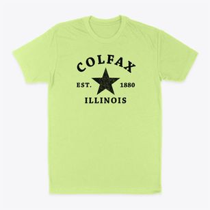 Colfax Illinois Star Classic Dad T-Shirt