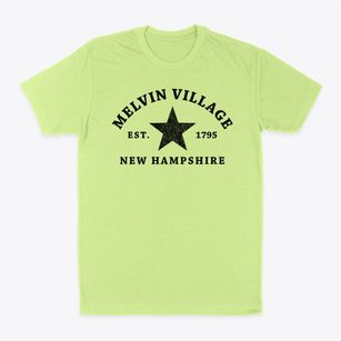 Melvin Village New Hampshire Star Classic Dad T-Shirt