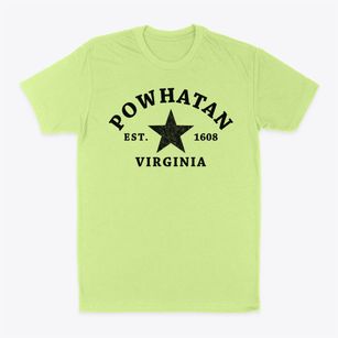 Powhatan Virginia Star Classic Dad T-Shirt
