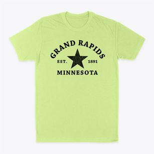 Grand Rapids Minnesota Star Classic Dad T-Shirt