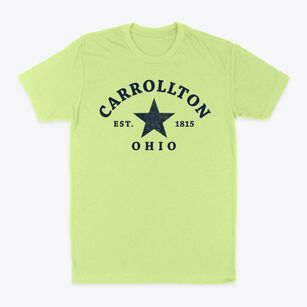Carrollton Ohio Star Classic Dad T-Shirt