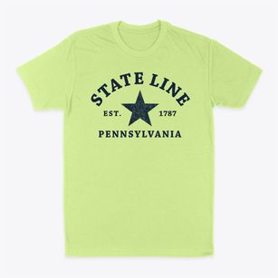 State Line Pennsylvania Star Classic Dad T-Shirt