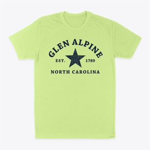 Glen Alpine North Carolina Star Classic Dad T-Shirt