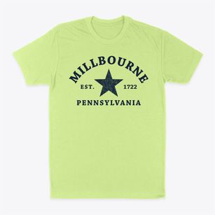 Millbourne Pennsylvania Star Classic Dad T-Shirt