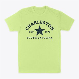 Charleston South Carolina Star Classic Dad T-Shirt