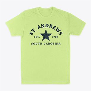 St. Andrews South Carolina Star Classic Dad T-Shirt