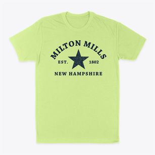 Milton Mills New Hampshire Star Classic Dad T-Shirt
