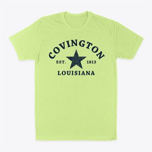 Covington Louisiana Star Classic Dad T-Shirt