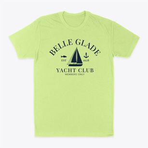 Belle Glade Florida Yacht Club Classic Dad T-Shirt
