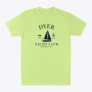 Dyer Indiana Yacht Club Classic Dad T-Shirt