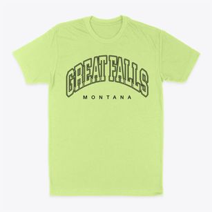 Great Falls Montana Inline Classic Dad T-Shirt
