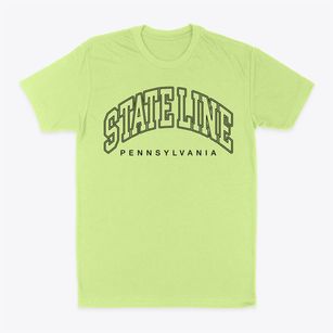 State Line Pennsylvania Inline Classic Dad T-Shirt