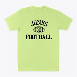 Jones Oklahoma Football Classic Dad T-Shirt