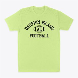 Dauphin Island Alabama Football Classic Dad T-Shirt