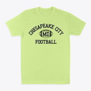 Chesapeake City Maryland Football Classic Dad T-Shirt