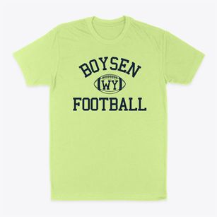 Boysen Wyoming Football Classic Dad T-Shirt