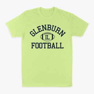 Glenburn Illinois Football Classic Dad T-Shirt