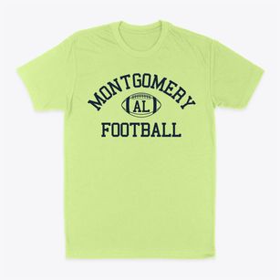 Montgomery Alabama Football Classic Dad T-Shirt