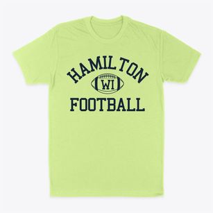 Hamilton Wisconsin Football Classic Dad T-Shirt