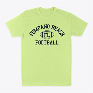 Pompano Beach Florida Football Classic Dad T-Shirt