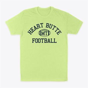 Heart Butte Montana Football Classic Dad T-Shirt
