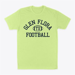 Glen Flora Texas Football Classic Dad T-Shirt