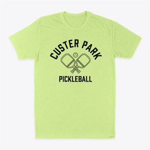 Custer Park Illinois Pickleball Classic Dad T-Shirt