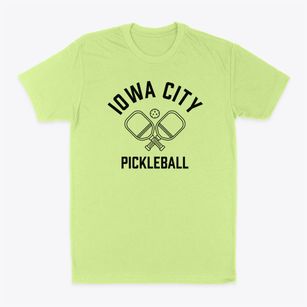 Iowa City Iowa Pickleball Classic Dad T-Shirt
