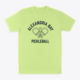 Alexandria Bay New York Pickleball Classic Dad T-Shirt