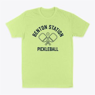 Benton Station Maine Pickleball Classic Dad T-Shirt