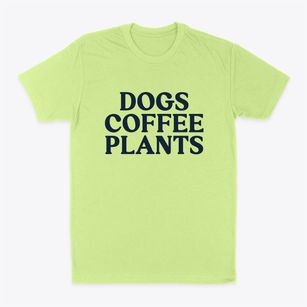   Dogs Coffee Plants Classic Dad T-Shirt