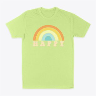   Happy Rainbow Sun Classic Dad T-Shirt
