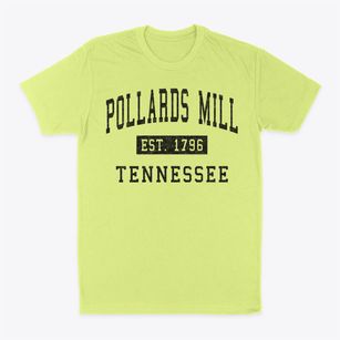 Pollards Mill Tennessee Classic Established Classic Dad T-Shirt